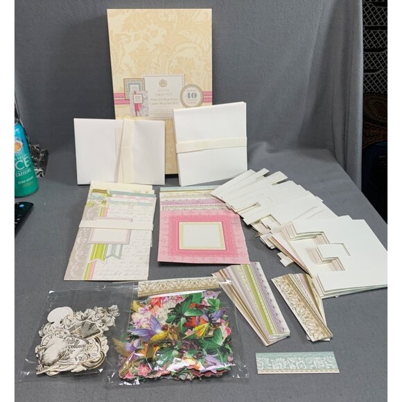 Anna Griffin Pretty Pop Up Card Making Kit Envelopes Embellishment Floral Die-C - Picture 15 of 15